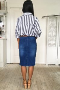 Blue Denim skirt