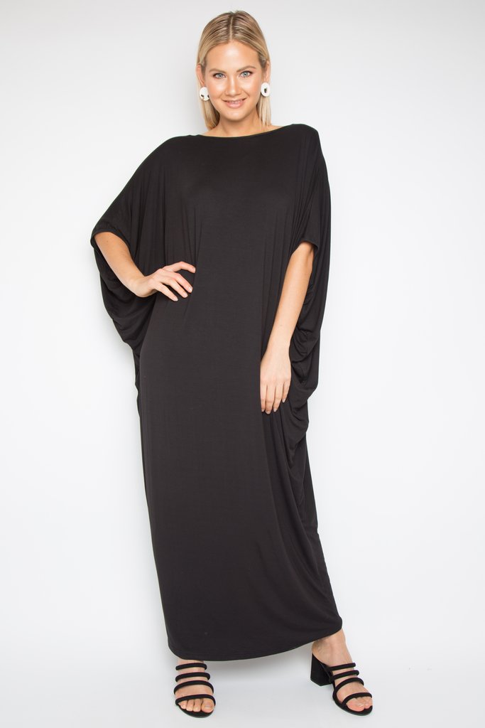Maxi Miracle Dress - elegant soft bamboo drape dress