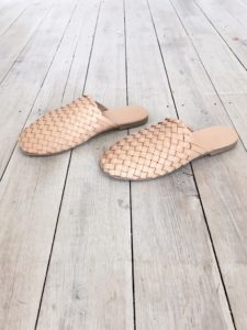 Woven mules