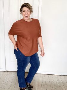 Rustie Top with jeans