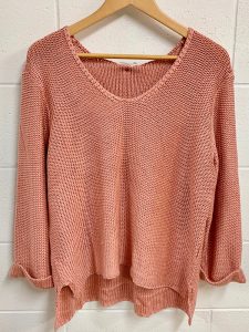Favourite knit top blush