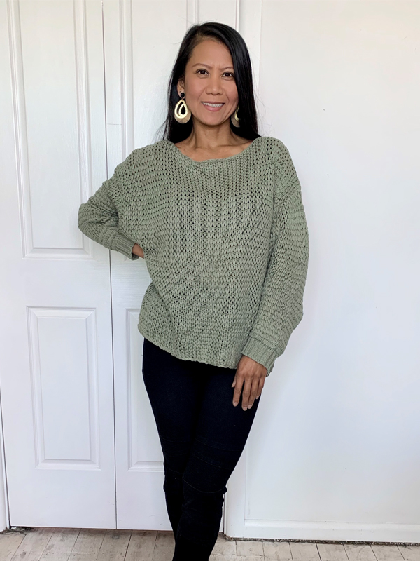 Slouch knit top