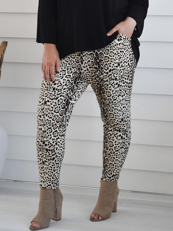 leopard pants side