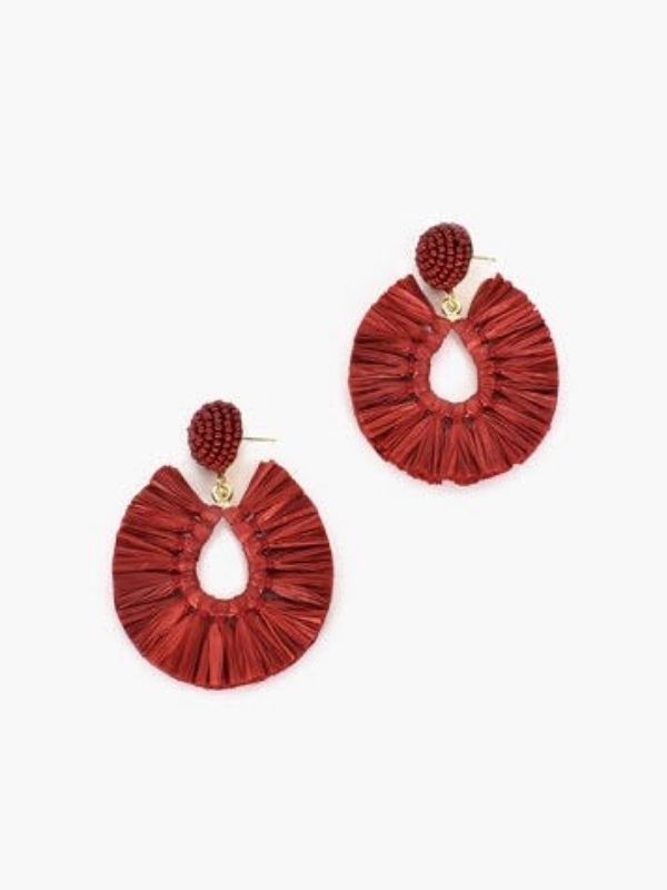 Pop of colour earrings Berry