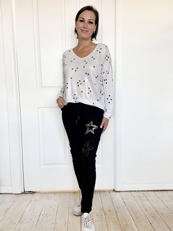 Luxe Jeggings and stargaze top
