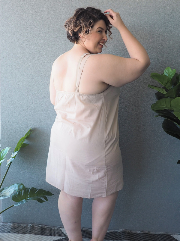 Plus size Cotton Slip Side and Back
