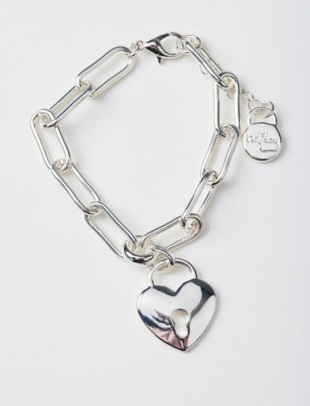 Heart U Bracelet silver