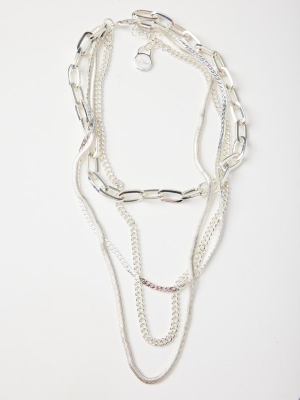 Layer necklace Silver