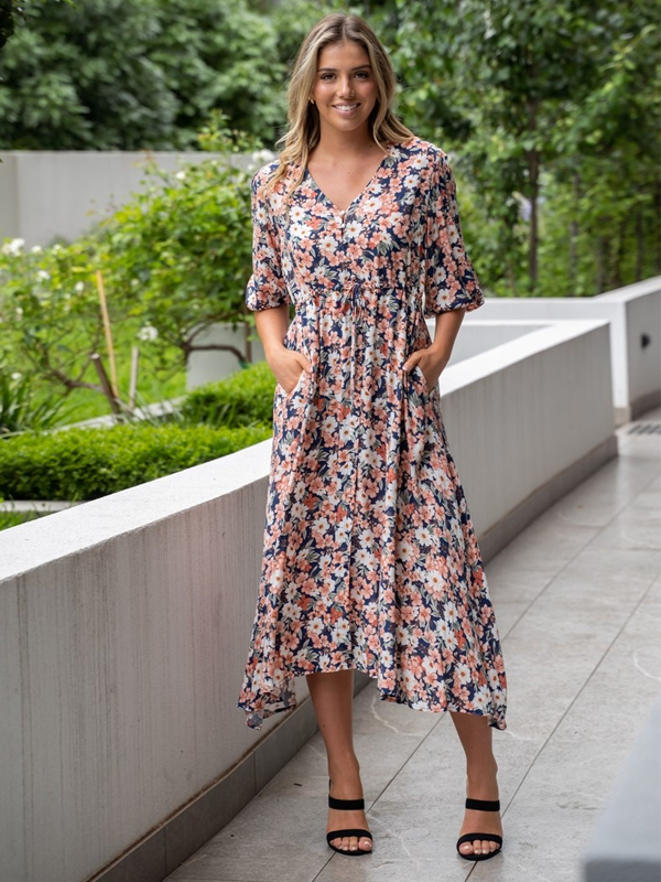 Floral Crush Dress Front
