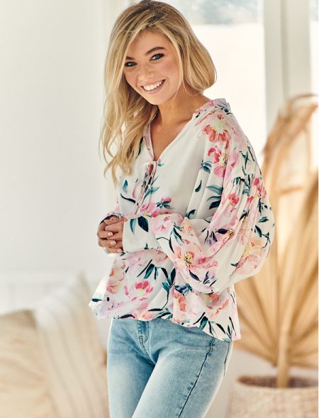 Peony Blouse Side Front