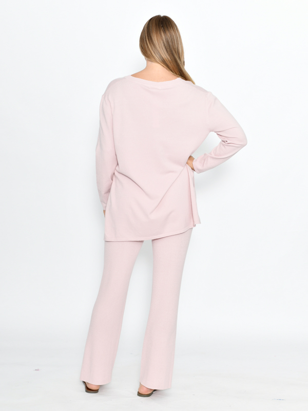 Winter Loungewear Set Pink Back